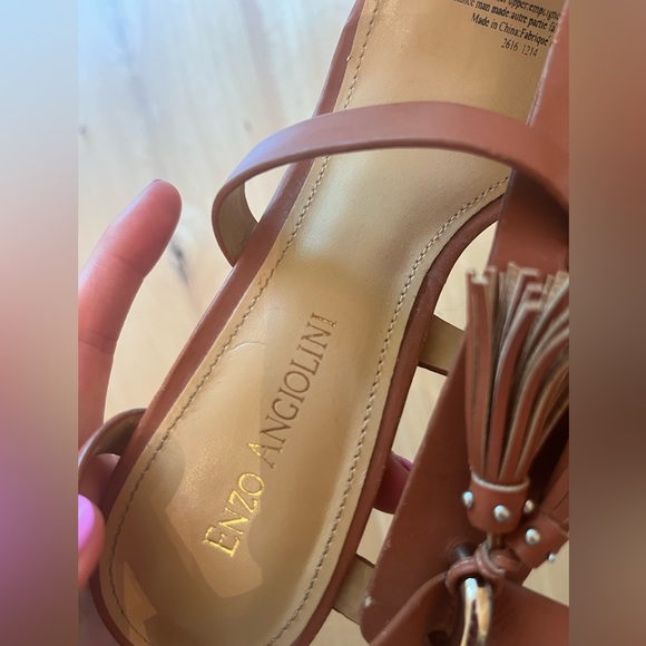 Brown Leather Heels - 3.5 inch heel - Picture 7 of 7